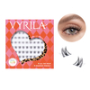 VYRILA Self Adhesive Bottom Lash Clusters No Glue Needed DIY Eyelash Extensions Portable Pre Glued Bottom Lashes ZE93