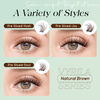 VYRILA Self Adhesive Lash Clusters Brown Colour lash clusters No Glue Needed DIY Eyelash Extensions Pre Glued-Soul