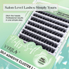 VYRILA Self Adhesive Lash Clusters No Glue Needed DIY Eyelash Extensions Pre Glued-Lushy