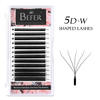 BEFER W 10D Shaped Premade Fans Eyelashes Extensions