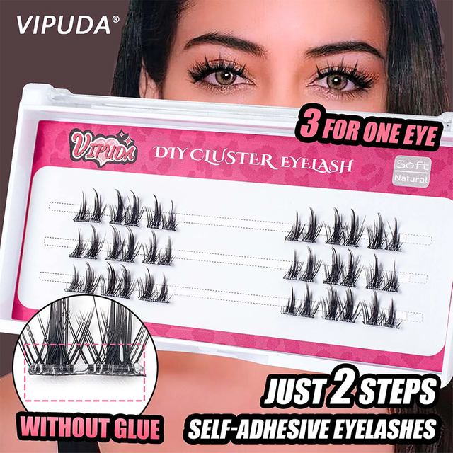  Self-adhesive Lash Cluster Manga Diy Lash Extensions