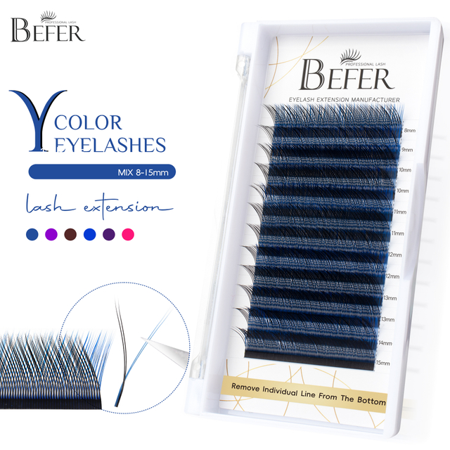 Y Lashes Extensions Colored YY Lash Extensions Y Shape Lash