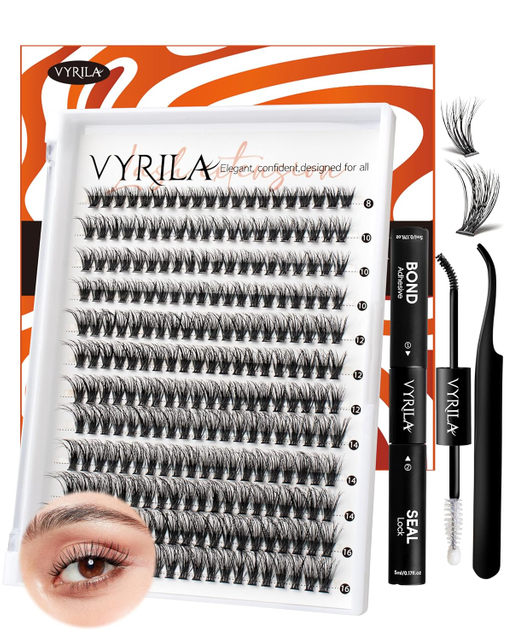 Lash Clusters Kit with Lash Bond and Seal DIY Lash Extension