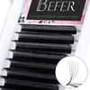 BEFER U Shape 4D W Eyelashes Premade Fans Eyelashes Extensions