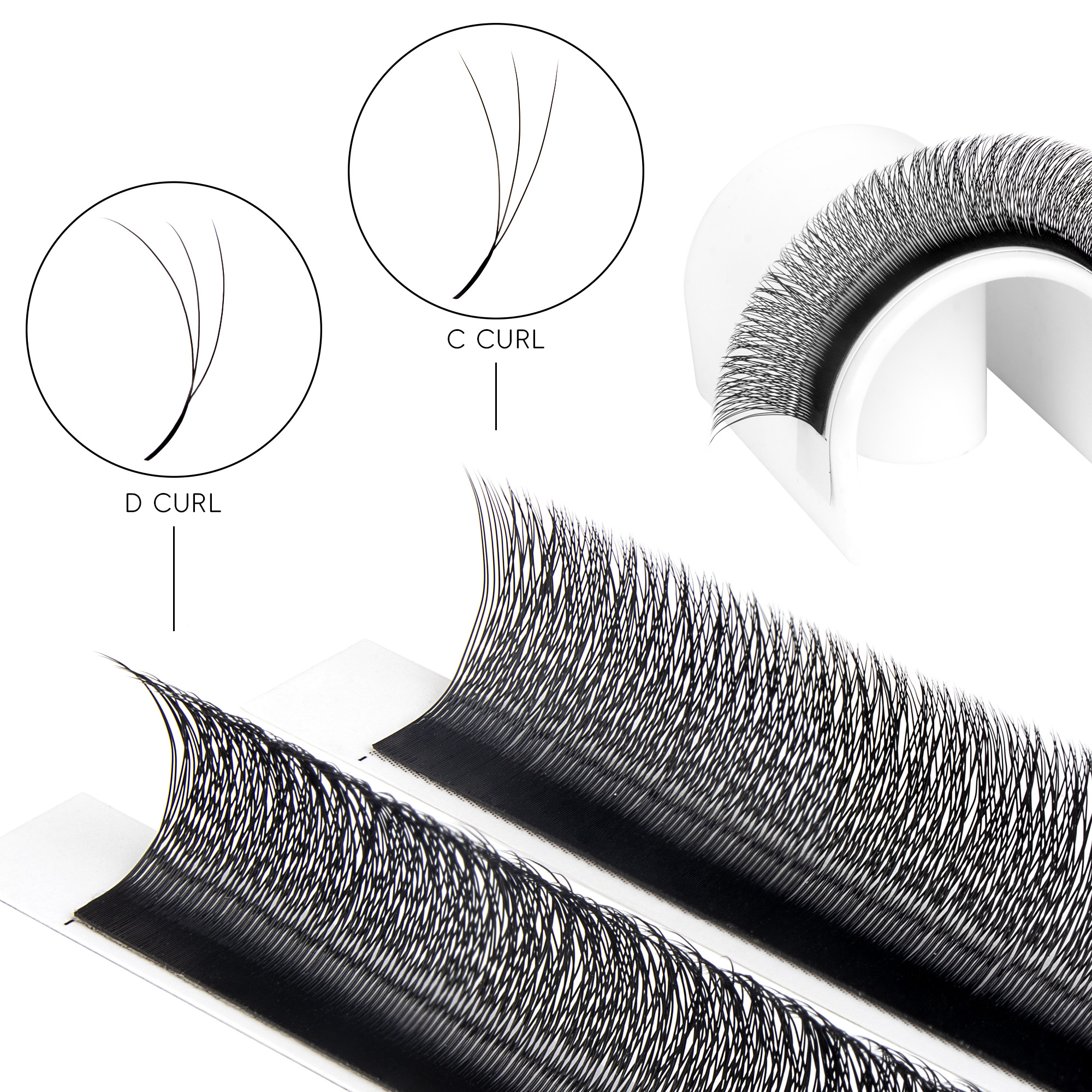 BEFER Narrow 3D W Shape Eyelash Premade Fans Eyelashes Extensions Smaller Opening 3D Lashes