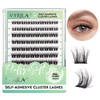 VYRILA Self Adhesive Lash Clusters No Glue Needed DIY Eyelash Extensions Pre Glued-Joy