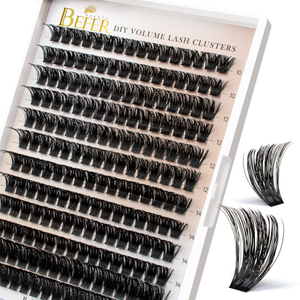 100D Eyelash Clusters Fluffy Volume Individual Lash Clusters