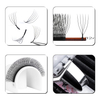 BEFER U Shape 4D W Eyelashes Premade Fans Eyelashes Extensions