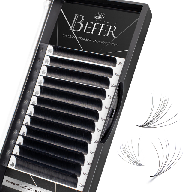 0,05C Mix-8-15mm Easy Fan Volume Lashes Eyelash Extensions 