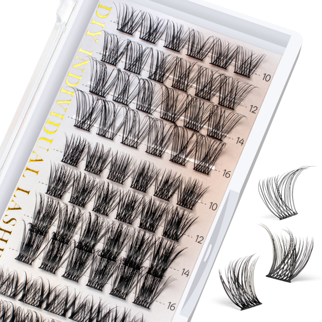 DIY Individual Lashes Mixed Eyelash Natural Lash Clusters Wholesale