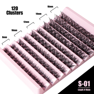 DIY Lash Cluster At Home individual Natural Lash Clusters