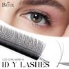 BEFER 2D Y Single Tip Eyelash Extension Smaller Spacing 2D W Shape Eyelash Extension Narrow 2D Lashes