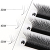 BEFER LU 3D W Shaped Premade Fans Eyelashes Extensions