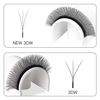 BEFER Narrow 3D W Shape Eyelash Premade Fans Eyelashes Extensions Smaller Opening 3D Lashes
