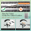VYRILA Self Adhesive Lash Clusters No Glue Needed DIY Eyelash Extensions Pre Glued-Joy