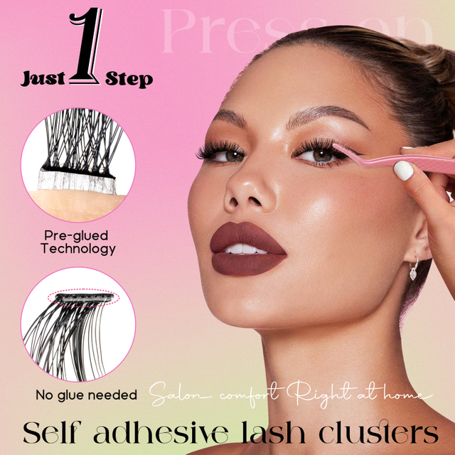 No Need Glue Lash Clusters Self Adhesive Lash Clusters