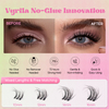 VYRILA Self Adhesive Lash Clusters No Glue Needed DIY Eyelash Extensions Portable Pre Glued-Soul Lashes