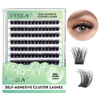 VYRILA Self Adhesive Lash Clusters No Glue Needed DIY Eyelash Extensions Pre Glued-Lushy