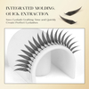 BEFER Comic Spire Eyelashes Pteris Automatic Flowering Premade Fans Eyelashes