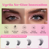 VYRILA Self Adhesive Lash Clusters No Glue Needed DIY Eyelash Extensions Portable Pre Glued-Muse Lashes