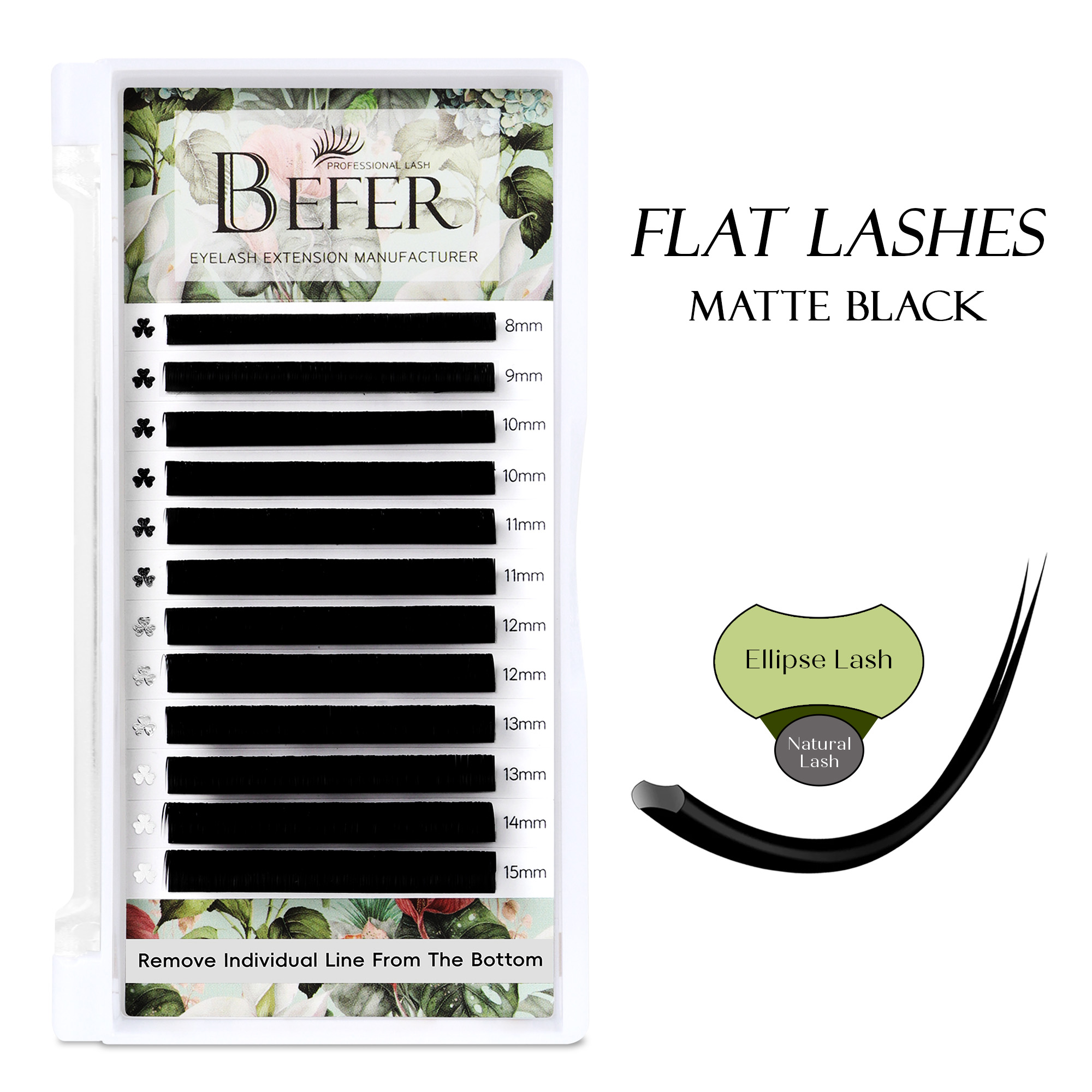 BEFER Ellipse Flat Eyelash