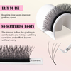 BEFER 4D W Shaped Premade Fans Eyelashes Extensions