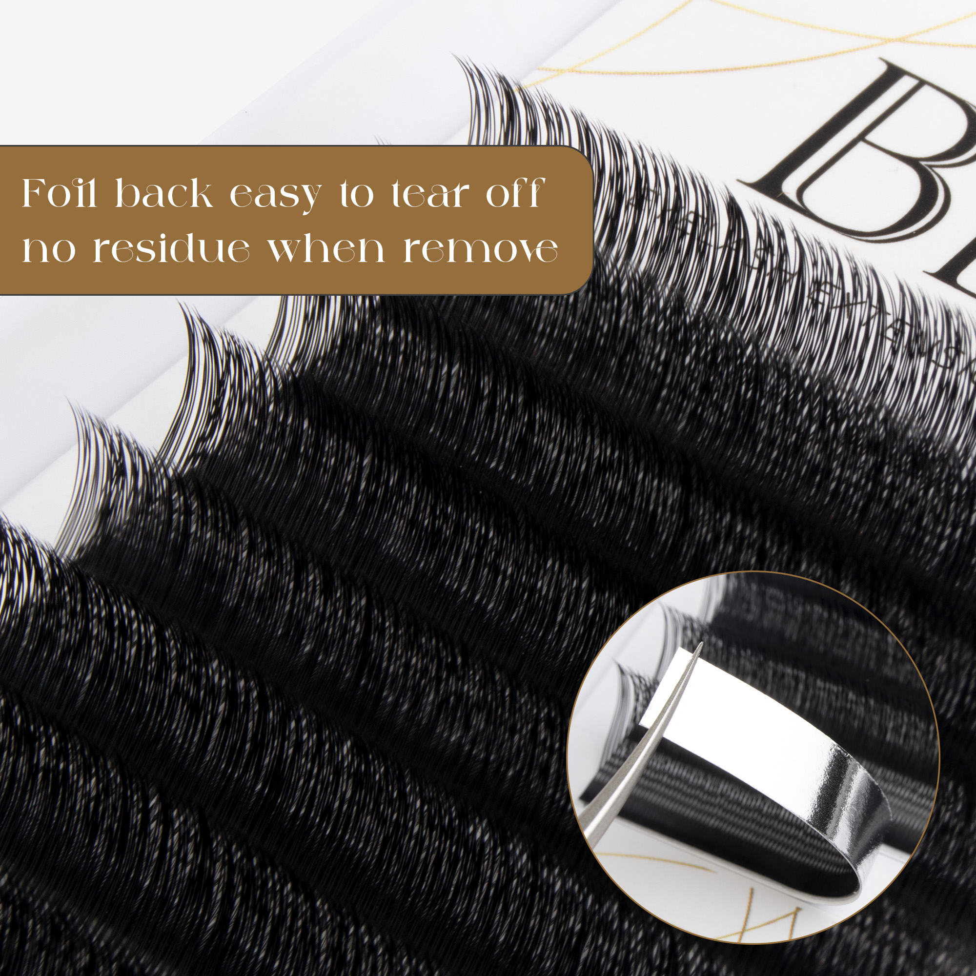 BEFER U Shape YY Lashes U YY Lash U Lash Shape Eyelashes Extensions Shaped Bloom