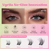 VYRILA Self Adhesive Lash Clusters No Glue Needed DIY Eyelash Extensions Portable Pre Glued-Joy Lashes