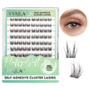 VYRILA Self Adhesive Lash Clusters No Glue Needed DIY Eyelash Extensions Pre Glued-Charm