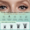VYRILA Self Adhesive Lash Clusters No Glue Needed DIY Eyelash Extensions Pre Glued-Lushy