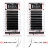  BEFER 3 Split Tips 3D W Shaped Premade Fans Eyelashes Extensions