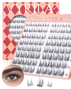 Individual Eyelashes Clusters Lash D Curl Lash Clusters