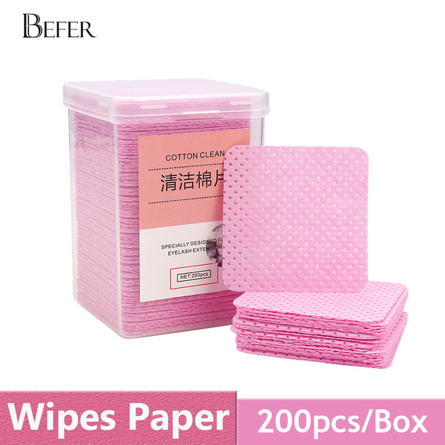 Eyelash Extension Glue Wipes Absorbent Soft Lash Glue Wipes