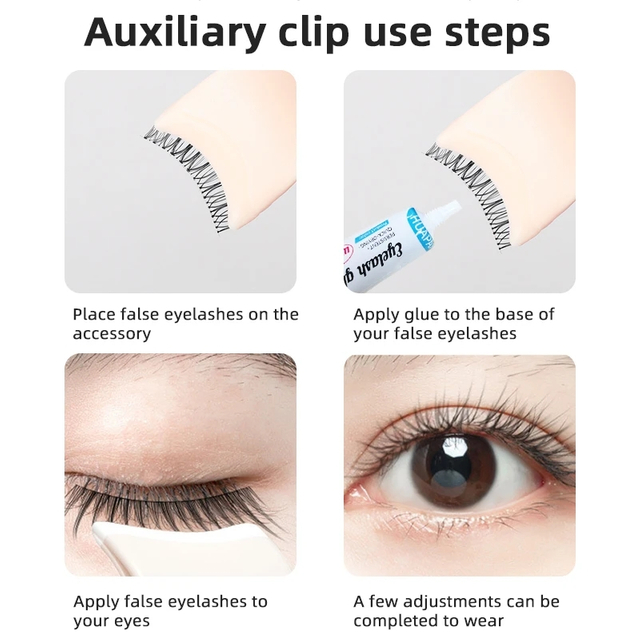 False Eyelashes Applicator Tool for Beginners Easy to Apply