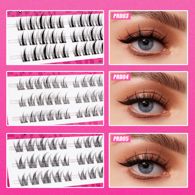 Self Adhesive Lash Clusters No Glue Needed Lash Extensions