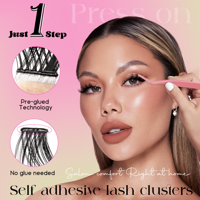 Self-stick Lash Clusters Pre-glued Lashes Clusters