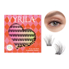 VYRILA Self Adhesive Lash Clusters No Glue Needed DIY Eyelash Extensions Portable Pre Glued-Hush Lashes