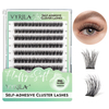 VYRILA Self Adhesive Lash Clusters No Glue Needed DIY Eyelash Extensions Pre Glued-Muse
