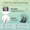VYRILA Self Adhesive Lash Clusters No Glue Needed DIY Eyelash Extensions Pre Glued-Joy