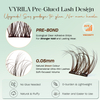 VYRILA Self Adhesive Lash Clusters Brown Colour lash clusters No Glue Needed DIY Eyelash Extensions Pre Glued-Joy