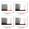BEFER U Shape 4D W Eyelashes Premade Fans Eyelashes Extensions