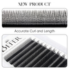 BEFER Narrow 3D W Shape Eyelash Premade Fans Eyelashes Extensions Smaller Opening 3D Lashes
