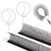 BEFER 2D Y Single Tip Eyelash Extension Smaller Spacing 2D W Shape Eyelash Extension Narrow 2D Lashes