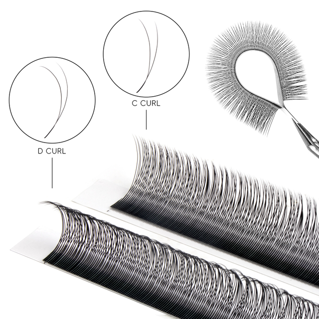 BEFER 2D Y Single Tip Eyelash Extension Smaller Spacing 2D W Shape Eyelash Extension Narrow 2D Lashes